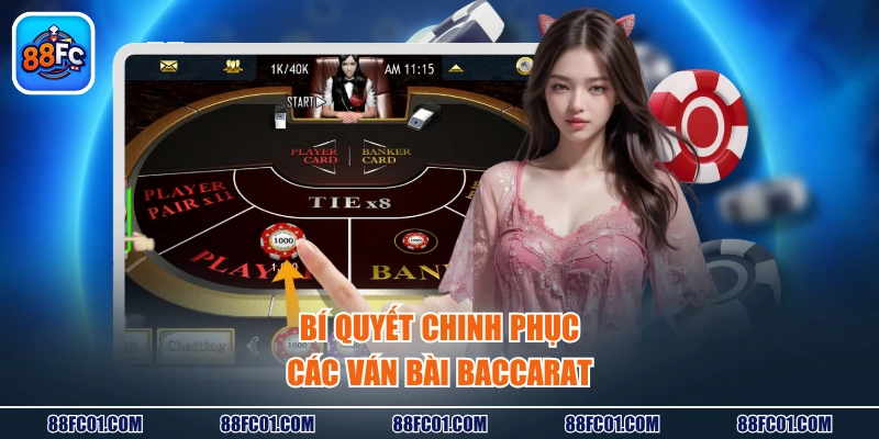 Bí quyết chinh phục các ván bài Baccarat 