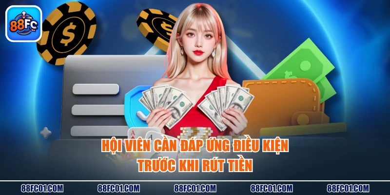 Hội viên cần đáp ứng điều kiện trước khi rút tiền